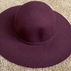 Maroon Floppy Hat